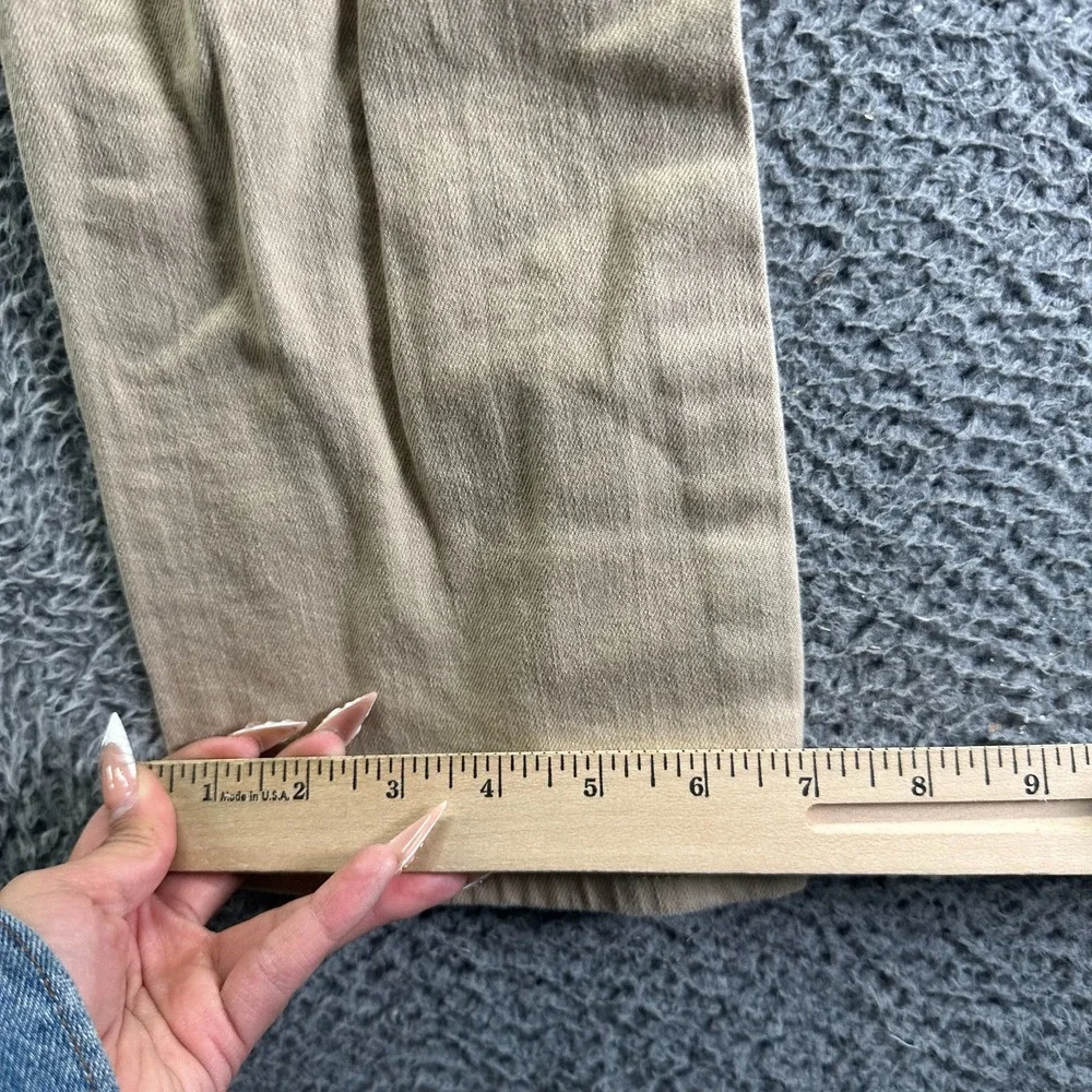H&M Pant Mens 30x30‎ Brown Cotton Khakis Straight Leg Workwear Utility Stretch